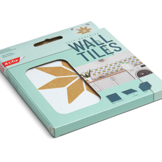 selbstklebende Wandfliesen Wall Tiles Alia gold (6er Set) image number null